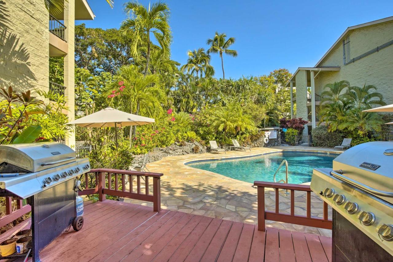 Breezy Condo With Screened Lanai In Kailua-Kona! Exterior photo